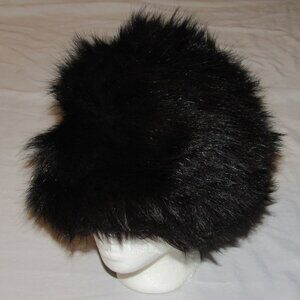 Vtg 50s LS Ayres Real Fur Winter Russian Cassock Hat Mob Wife Classic Luxury